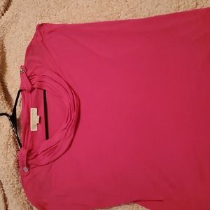 Micheal Kors blush short sleeve shirt size s